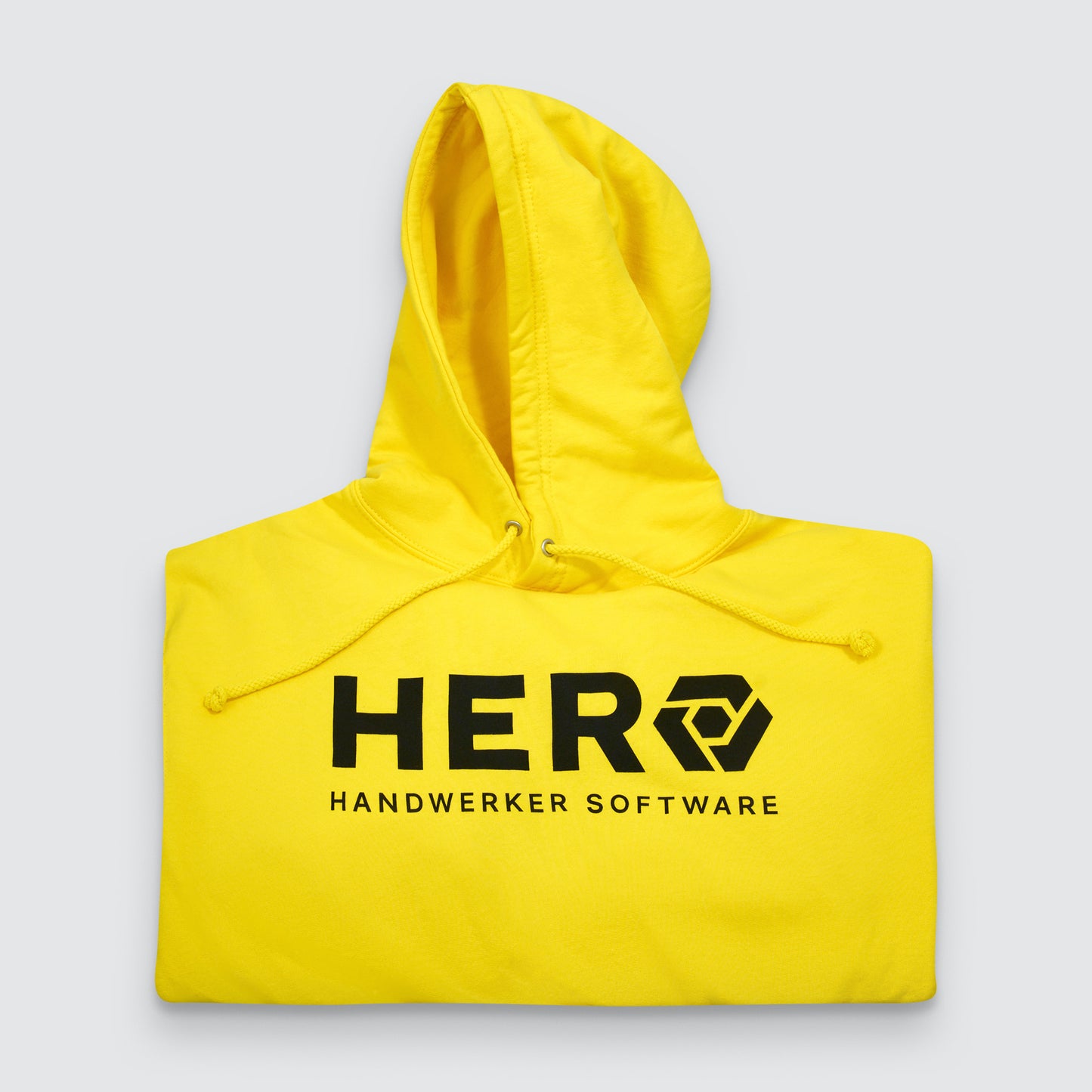 Bild: Der Hero Unisex Hoodie in gelb