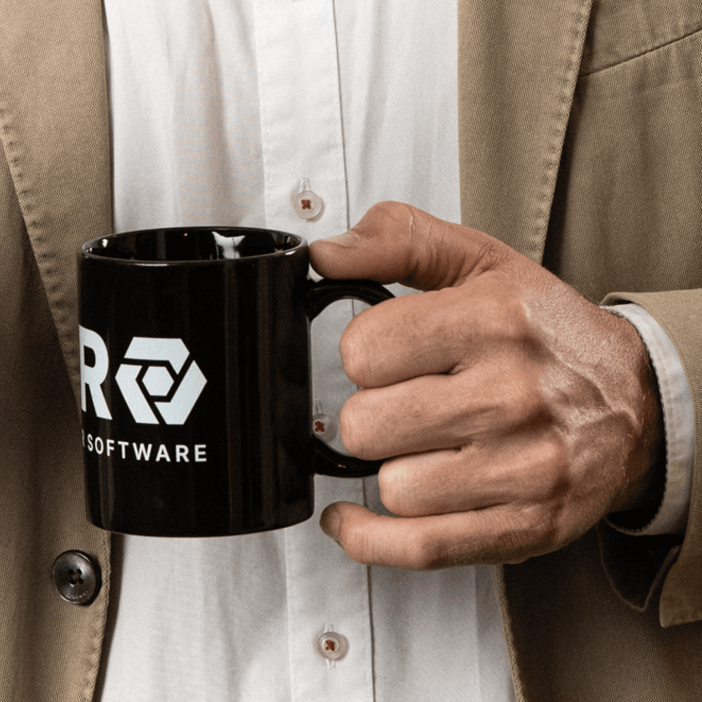 Bild: Hero Tasse für Handwerker im Detail