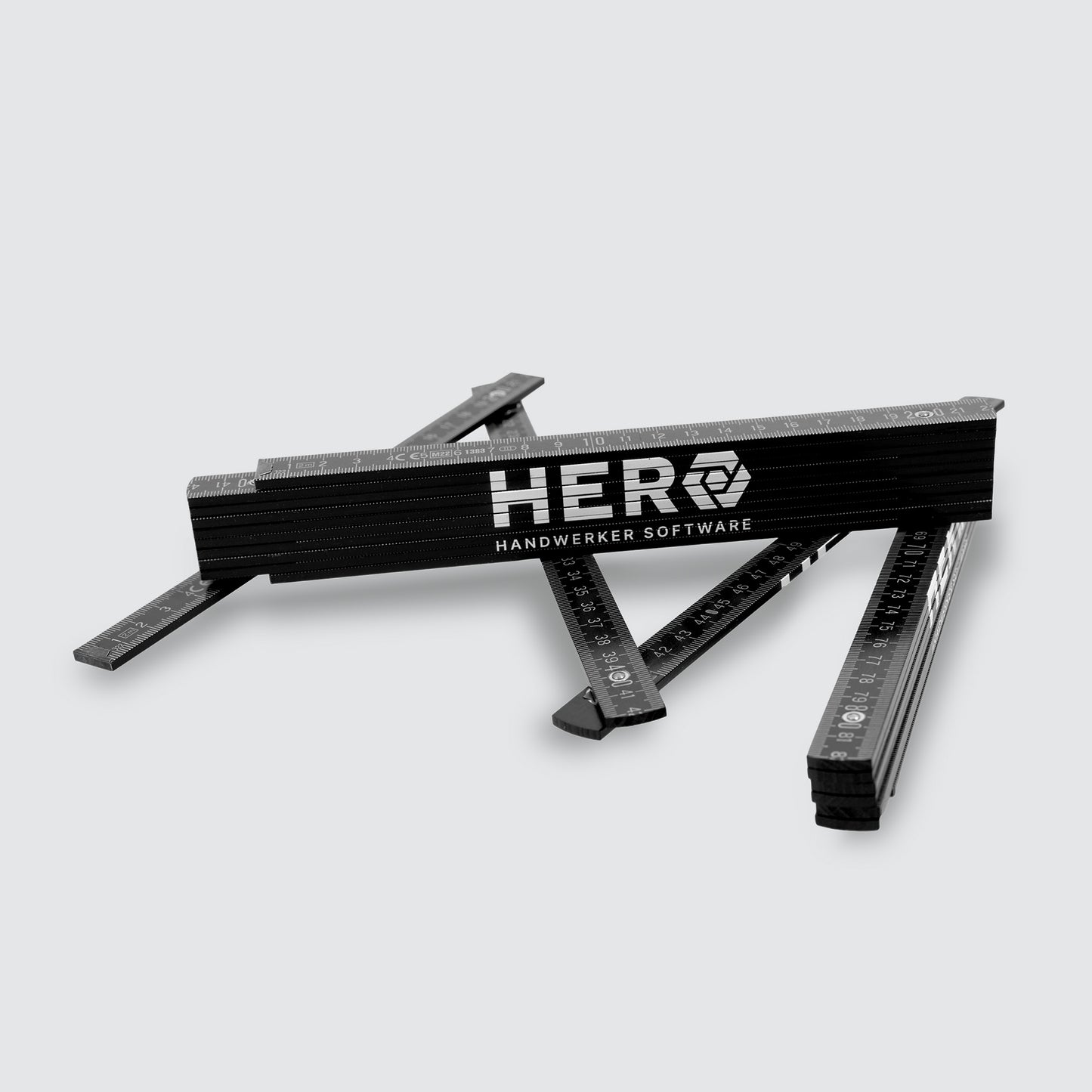 Bild: Der Hero Zollstock in schwarz