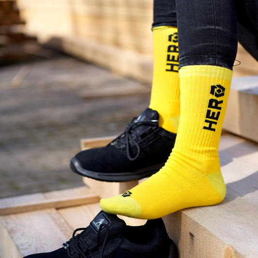 Bild: Die Hero Socken in gelb