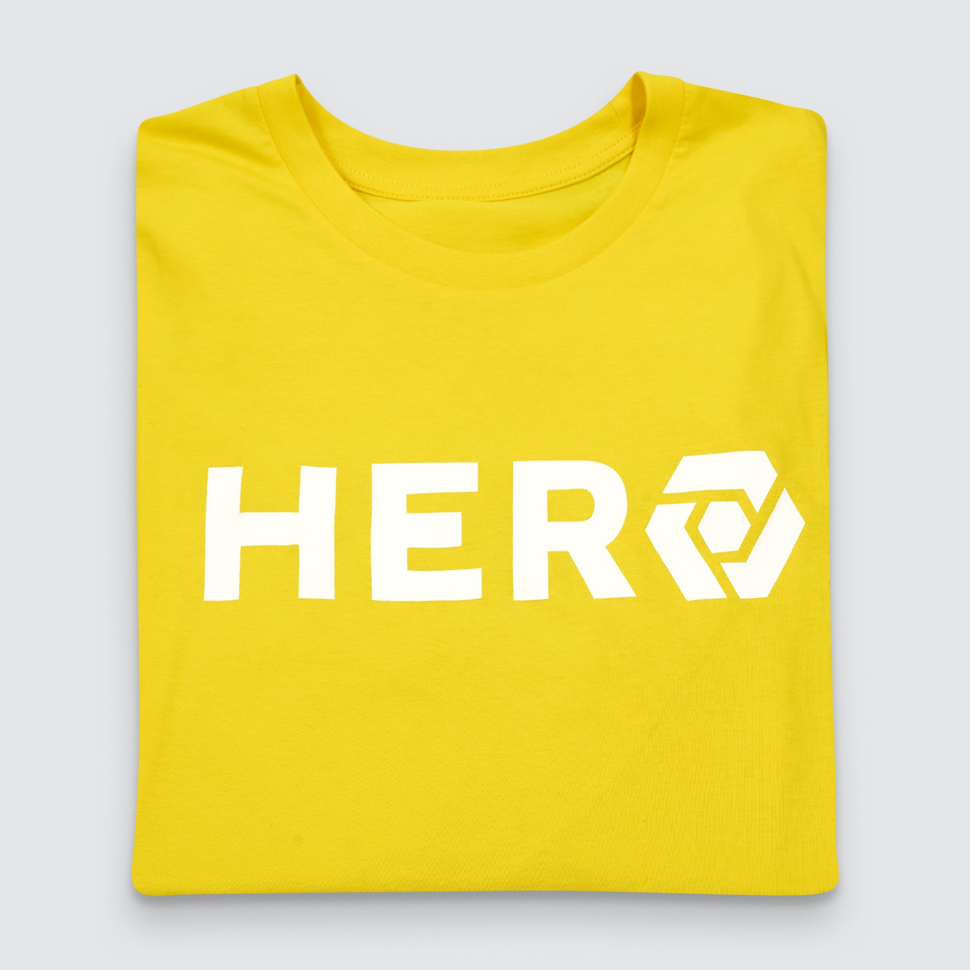 Bild: Das Hero Unisex T-Shirt in gelb